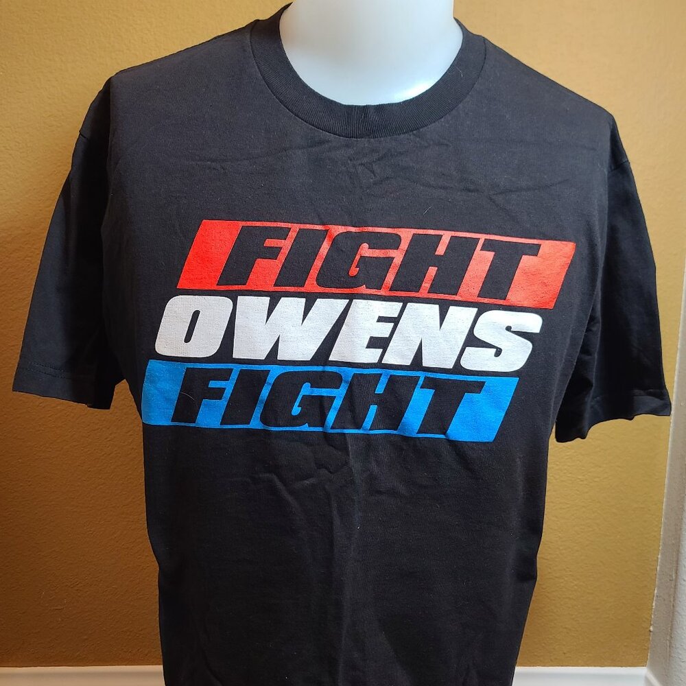 2015 WWE Authentic Kevin Owens "fight Owen's fight" adult Large Tshirt blk